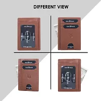 BAGMAN Slim Minimalist Front Pocket RFID Blocking Leather Wallets for Men and Women-thumb2