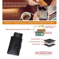 BAGMAN RFID Protected Wallet Card Holder   Pop-Up Card Holder   Scan Proof   Aluminium Case   Up to 8 Cards   Credit  Debit Card Holder-thumb4