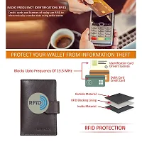 BAGMAN RFID Protected Wallet Card Holder   Pop-Up Card Holder   Scan Proof   Aluminium Case   Up to 8 Cards   Credit  Debit Card Holder-thumb1