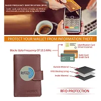 BAGMAN RFID Protected Wallet Card Holder   Pop-Up Card Holder   Scan Proof   Aluminium Case   Up to 8 Cards   Credit  Debit Card Holder-thumb3