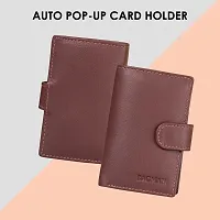 BAGMAN RFID Protected Wallet Card Holder   Pop-Up Card Holder   Scan Proof   Aluminium Case   Up to 8 Cards   Credit  Debit Card Holder-thumb4