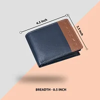 BAGMAN Rakhi Hamper, Mens Leather Wallet for Brother Combo Set   Mens Wallet (BLUE)-thumb2