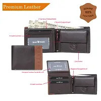 BAGMAN Rakhi Hamper, Mens Leather Wallet for Brother Combo Set | Mens Wallet (BROWN)-thumb3