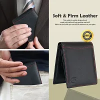 BAGMAN Rakhi Hamper, Mens Leather Wallet for Brother Combo Set (1 Rakhi, 1 Leather Wallet)-thumb2