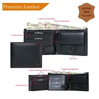 BAGMAN Rakhi Hamper, Mens Leather Wallet for Brother Combo Set (1 Rakhi, 1 Leather Wallet)-thumb3