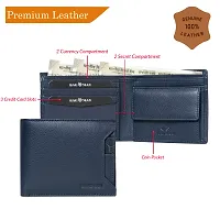 BAGMAN Wallet for Men, Rakhi Combo Set for Brother (1 Rakhi, 1 Leather Wallet)-thumb4