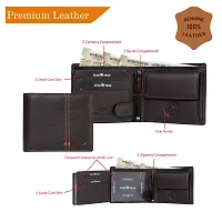 BAGMAN Rakhi Gift Set for Brother - Premium Mens Combo   Gift Set of Leather Wallet, Rakhi for Brother (BROWN)-thumb4