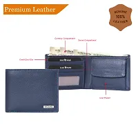 BAGMAN Rakhi Gift Hamper for Brother   Classic Wallet for Men Combo/Gift Set of Leather Wallet and Rakhi for Brother (BLUE)-thumb3