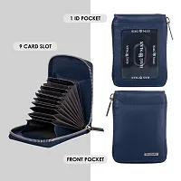 BAGMAN Card Wallet for Men, Rakhi Combo Set for Brother | Mens Wallet (BLUE)-thumb4