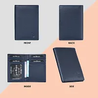 BAGMAN Rakhi Hamper, Mens Leather Card Wallet for Brother Combo Set | Mens Wallet | card Holder (BLUE)-thumb4