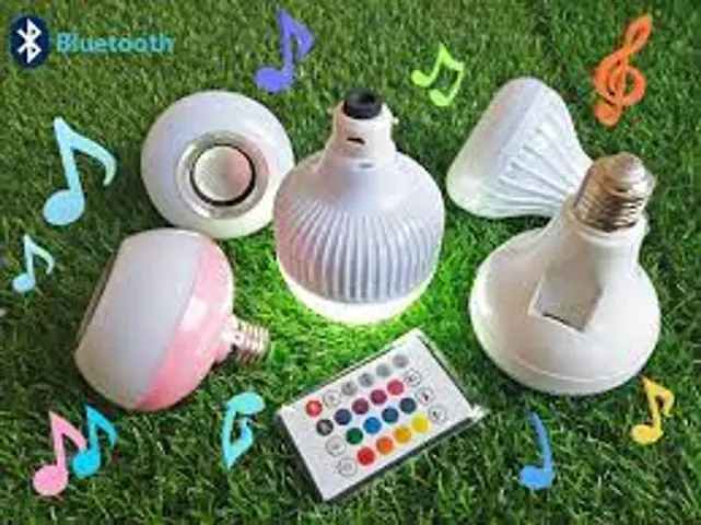 Make Ur Wish Bluetooth LED Light Colourful Music Player With Remote Control Smart Bulb