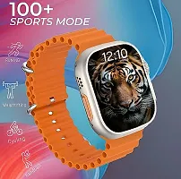 T800 Ultra Honeycomp Edition smart watch with WiFi GPS T800 4G S8 Smartwatch  (ORANGE Strap, Free Size)-thumb4