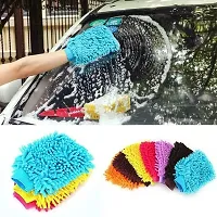 Etradezone Car Microfiber Hand Gloves (Pack Of 2) For Maruti Suzuki WagonR Stingray-thumb1