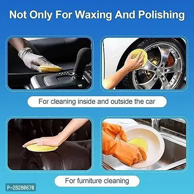 Car Polish Sponge Multipurpose Car Foam Wax Pack of (4) For BMW 118-thumb5