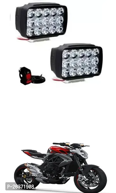 Etradezone Bike 15 Led Light (Pack-2, With Switch) For MV Agusta Brutale