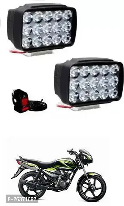 Etradezone Bike 15 Led Light (Pack-2, With Switch) For TVS Star Euro