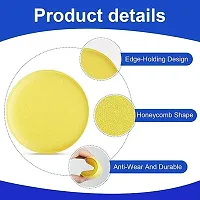 Car Polish Sponge Multipurpose Car Foam Wax Pack of (4) For Fiat 500-thumb2