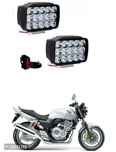 Etradezone Bike 15 Led Light (Pack-2, With Switch) For Honda CB 400