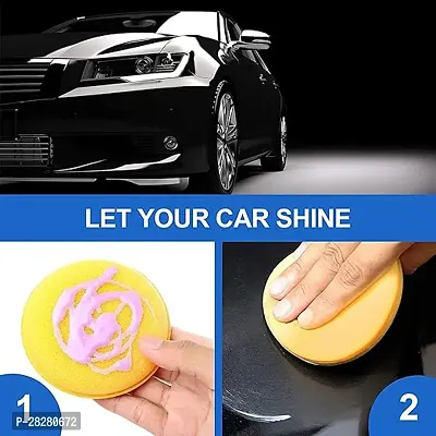 Car Polish Sponge Multipurpose Car Foam Wax Pack of (4) For BMW 325i-thumb4