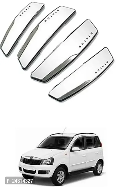 Etradezone Plastic Car Door Guard (Steel, Pack of 4, Mahindra, Quanto)
