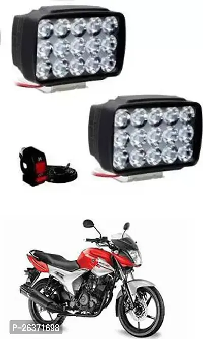 Etradezone Bike 15 Led Light (Pack-2, With Switch) For Yamaha SZ R-thumb0