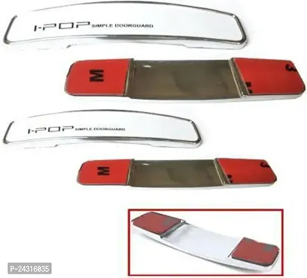 I-POP Plastic Car Door Guard (White, Pack of 4, Universal For Car, Logan)-thumb3