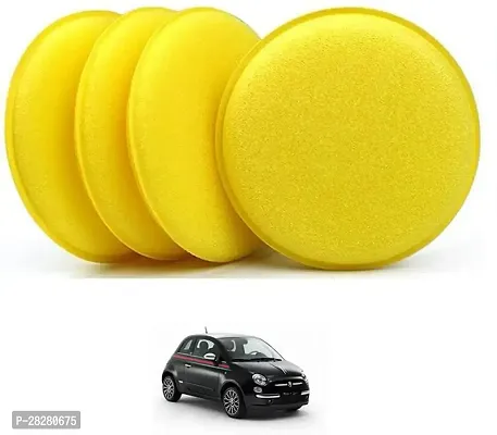 Car Polish Sponge Multipurpose Car Foam Wax Pack of (4) For Fiat 500