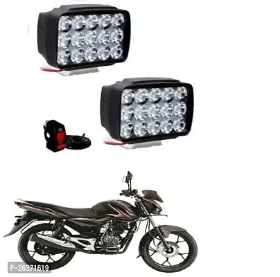 Etradezone Bike 15 Led Light (Pack-2, With Switch) For Bajaj Discover 125 DTS-i-thumb0