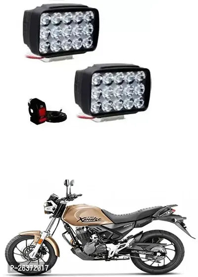 Etradezone Bike 15 Led Light (Pack-2, With Switch) For Hero MotoCorp XPulse 200T