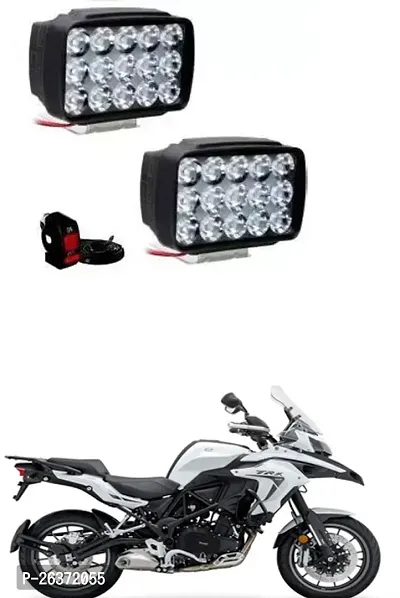 Etradezone Bike 15 Led Light (Pack-2, With Switch) For Benelli TRK 502-thumb0
