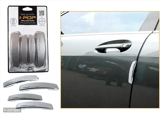 I Pop Plastic Car Door Guard (Grey, Pack of 4, Maruti, Ritz)