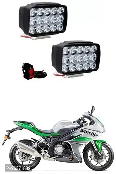 Etradezone Bike 15 Led Light (Pack-2, With Switch) For Benelli 302R