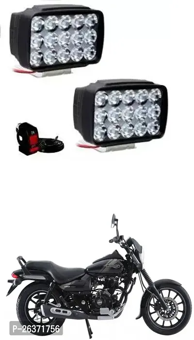 Etradezone Bike 15 Led Light (Pack-2, With Switch) For TVS Avenger 180 Street