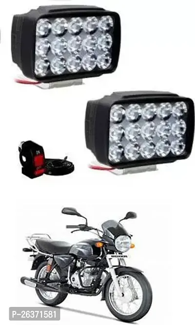 Etradezone Bike 15 Led Light (Pack-2, With Switch) For Bajaj Boxer-thumb0