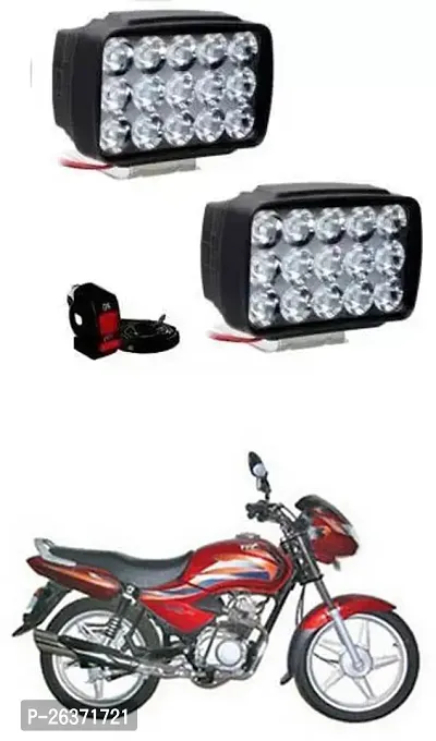 Etradezone Bike 15 Led Light (Pack-2, With Switch) For TVS Victor GLX