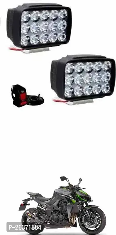 Etradezone Bike 15 Led Light (Pack-2, With Switch) For Kawasaki Z1000