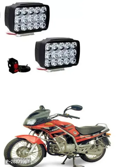 Etradezone Bike 15 Led Light (Pack-2, With Switch) For Kinetic GF 170