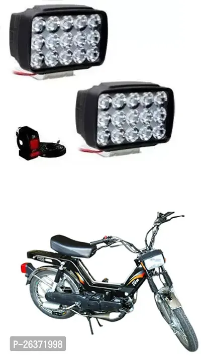 Etradezone Bike 15 Led Light (Pack-2, With Switch) For Kinetic Luna