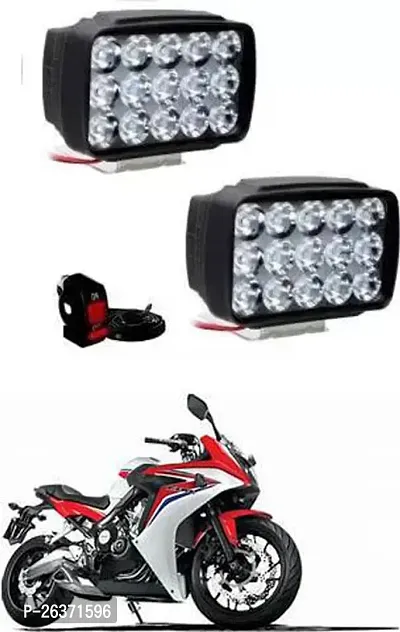 Etradezone Bike 15 Led Light (Pack-2, With Switch) For Honda CBR 650F