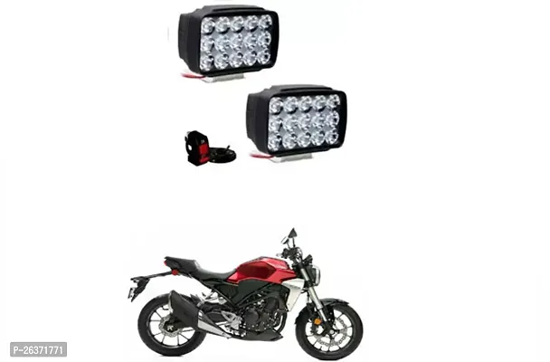 Etradezone Bike 15 Led Light (Pack-2, With Switch) For Honda CB300R