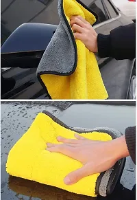 Carempire Microfiber Vehicle Washing Cloth (Pack Of 2, 800 GSM)-thumb2