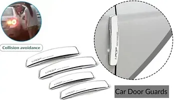 Etradezone Plastic Car Door Guard (White, Pack of 4, HM, Universal For Car)-thumb2