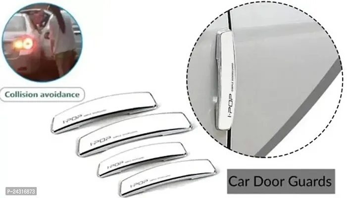 Etradezone Plastic Car Door Guard (White, Pack of 4, HM, Universal For Car)-thumb3