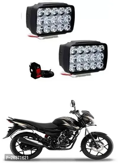 Etradezone Bike 15 Led Light (Pack-2, With Switch) For Bajaj Discover 150 s