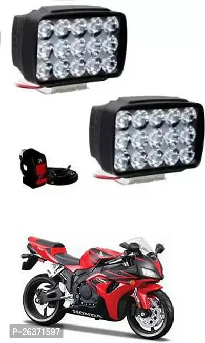 Etradezone Bike 15 Led Light (Pack-2, With Switch) For Honda CBR 1000RR-thumb0