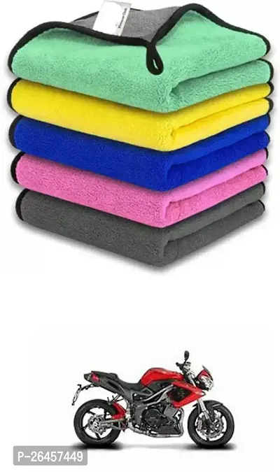 Etradezone Bike Microfiber Cloth (Pack Of 1) Multicolor For DSK Benelli TNT R