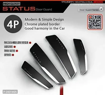 MotoPanda Plastic Car Door Guard (Black, Pack of Set of 4pc, Universal For Car, Universal For Car)-thumb3