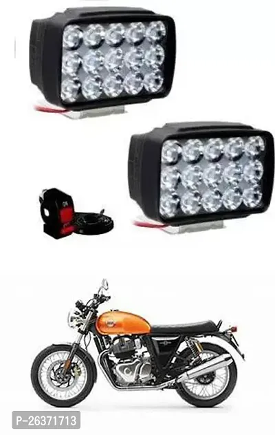 Etradezone Bike 15 Led Light (Pack-2, With Switch) For Royal Enfield Twin