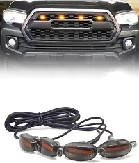 Etradezone Car 4 X4 Grill LED Police Flasher Light for Ritz Car Fancy Lights (Multicolor)-thumb2