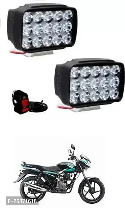 Etradezone Bike 15 Led Light (Pack-2, With Switch) For Bajaj Discover 100 DTS-i-thumb0